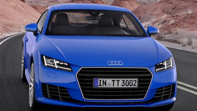 Audi TT coupè blu
