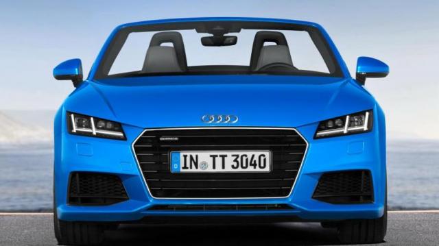 Audi TT Roadster blu