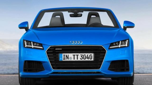 Audi tt RS Roadster blu