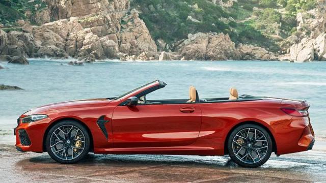 BMW M8 Cabrio profilo