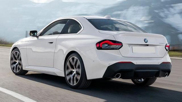 BMW Serie 2 Coupé tre quarti posteriore