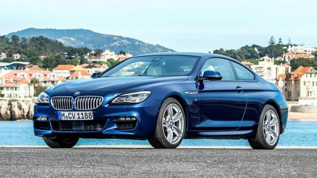 BMW Serie 6 Coupé tre quarti anteriore 1