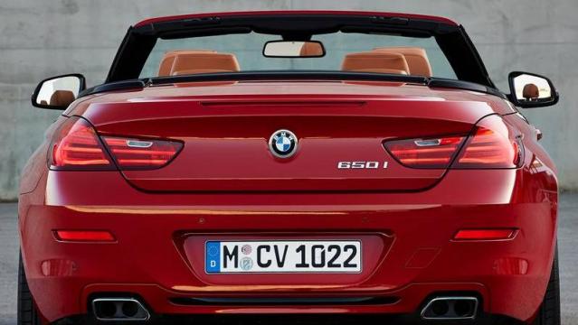 BMW Serie 6 Cabrio posteriore