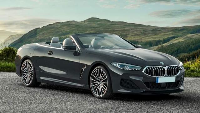 BMW Serie 8 Cabrio tre quarti anteriore