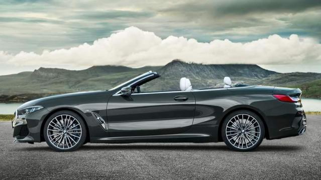 BMW Serie 8 Cabrio aperta profilo