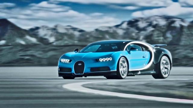 Bugatti Chiron in pista