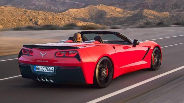 Chevrolet Corvette Stingray cabrio posteriore