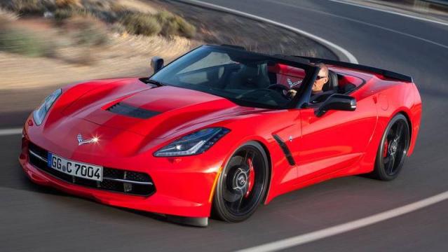 Chevrolet Corvette Stingray cabrio anteriore