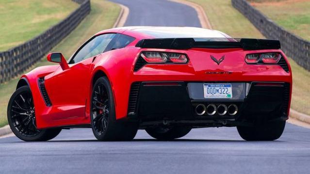 Chevrolet Corvette Z06 posteriore