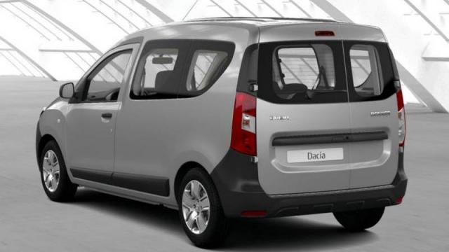 Dacia Dokker 4 porte tre quarti posteriore