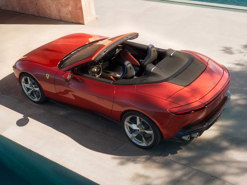 Ferrari Amalfi Spider posteriore