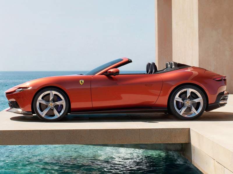 Ferrari Amalfi Spider profilo