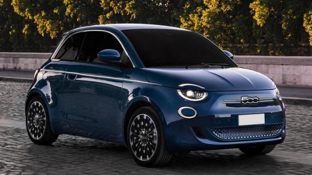 FIAT 500 Electric tre quarti anteriore 1