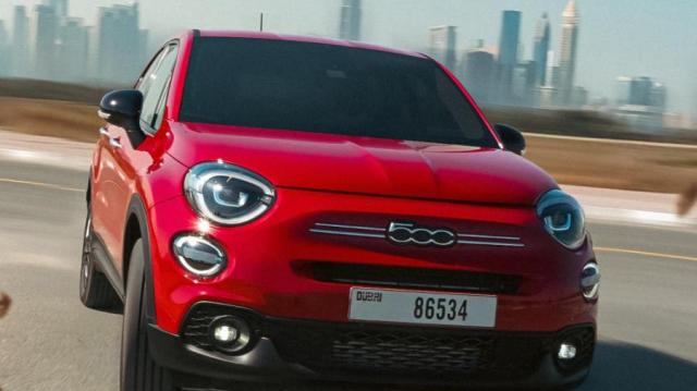Fiat 500X rossa