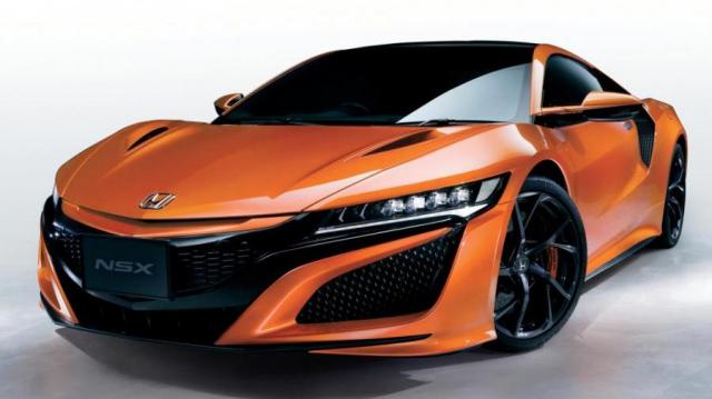 Honda NSX frontale arancione