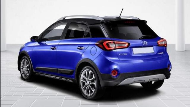 Hyundai i20 Active tre quarti posteriore