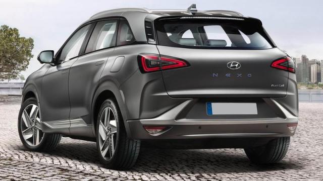 Hyundai Nexo tre quarti posteriore