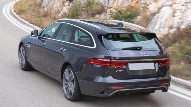 Jaguar Nuova XF Sportbrake tre quarti posteriore