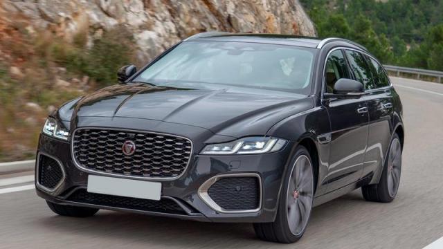 Jaguar Nuova XF Sportbrake tre quarti anteriore