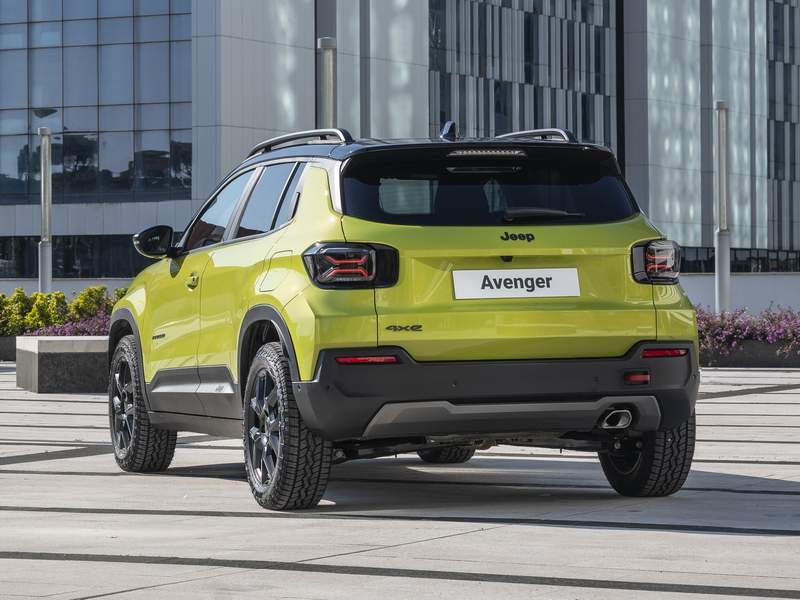 Jeep Avenger 4xe Hybrid posteriore
