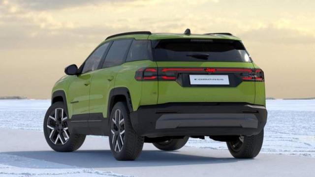 Jeep Nuova Compass Full Electric posteriore