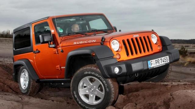 Jeep Wrangler roccia