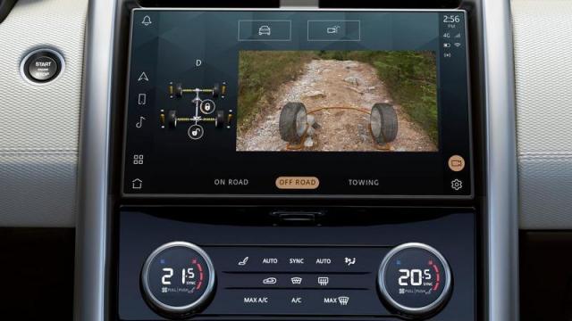 Land Rover Discovery schermo touch console centrale