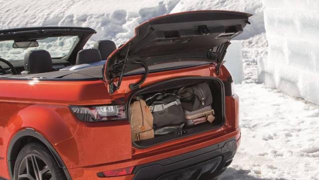 Land Rover Range Rover Evoque Convertible bagagliaio