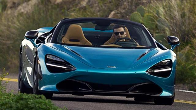 McLaren 720S Spider frontale