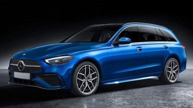 Mercedes-Benz Nuova Classe C Station Wagon tre quarti anteriore