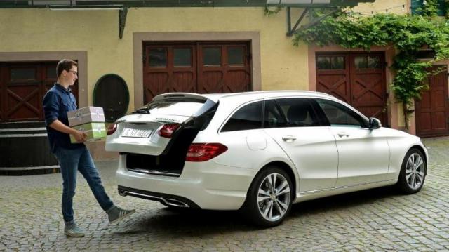 Mercedes Classe C SW BlueTech Hybrid bagagliaio