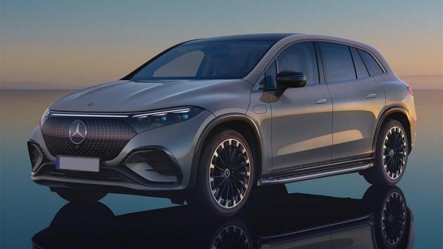 Mercedes-Benz EQS SUV anteriore