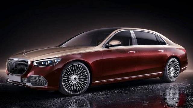 Mercedes-Benz Maybach Classe S tre quarti anteriore