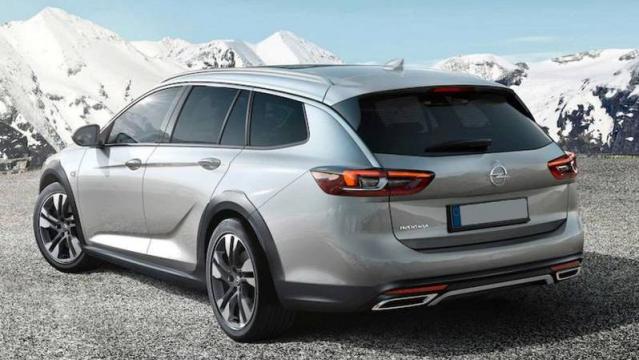 Opel Nuova Insignia Country Tourer tre quarti posteriore