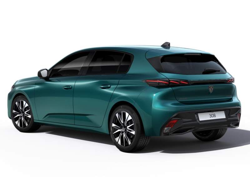 Peugeot Nuova 308 posteriore