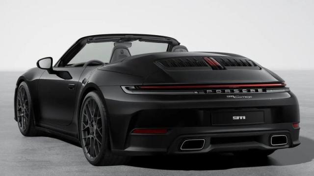 Porsche 911 Cabrio posteriore foto