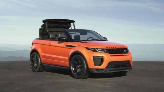 Range Rover Evoque Cabriolet apertura tetto