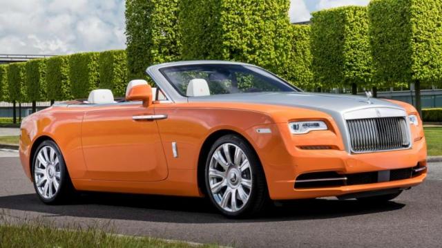 Rolls-Royce Dawn anteriore