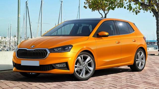 Skoda Nuova Fabia tre quarti anteriore