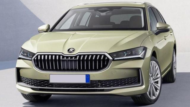 Skoda Nuova Superb Wagon anteriore