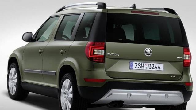 Skoda Yeti Outdoor profilo posteriore