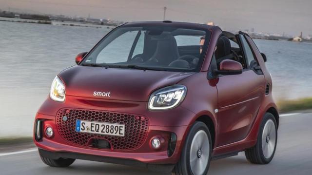 Smart EQ Fortwo Cabrio fronte