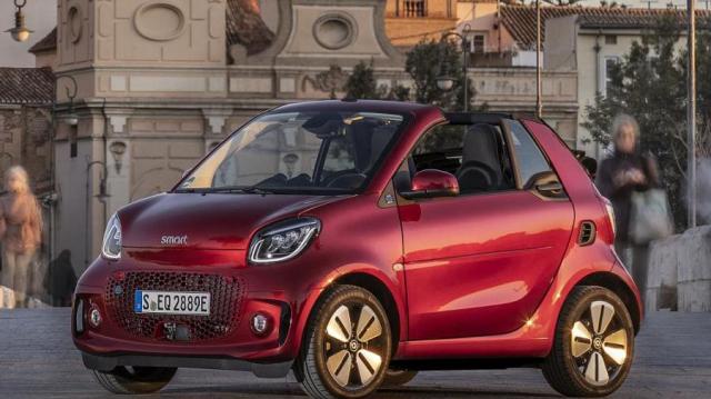 Smart EQ Fortwo Cabrio laterale