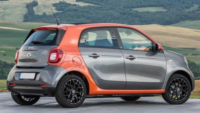 Smart Forfour tre quarti posteriore