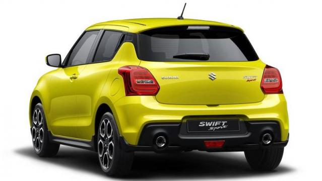 Suzuki Swift Sport 2018 posteriore