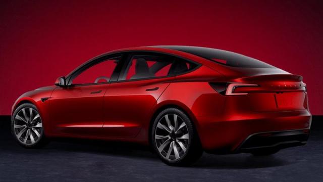 Tesla Model 3 posteriore