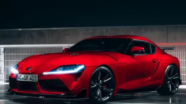Toyota Supra rossa