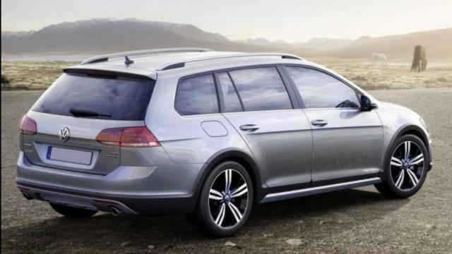 Volkswagen Golf Variant Alltrack posteriore