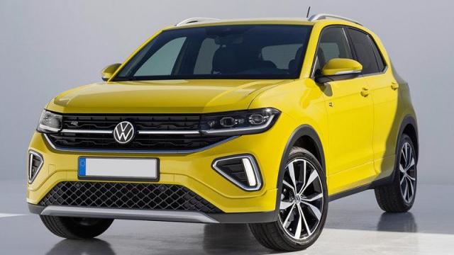 Volkswagen Nuova T-Cross anteriore