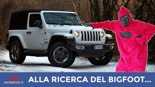 Con la nuova Jeep Wrangler alla ricerca del Bigfoot